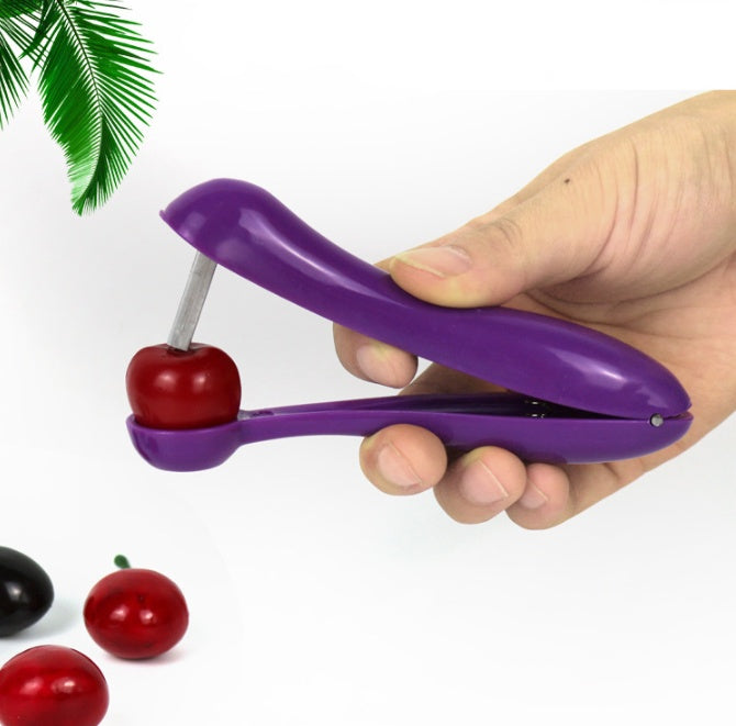 Easy Cherry Corer Fruit Core Seed Remover Cherry Pitter Olive Core Remover Kitchen Tools Fruit  Corer Kitchen Accessories